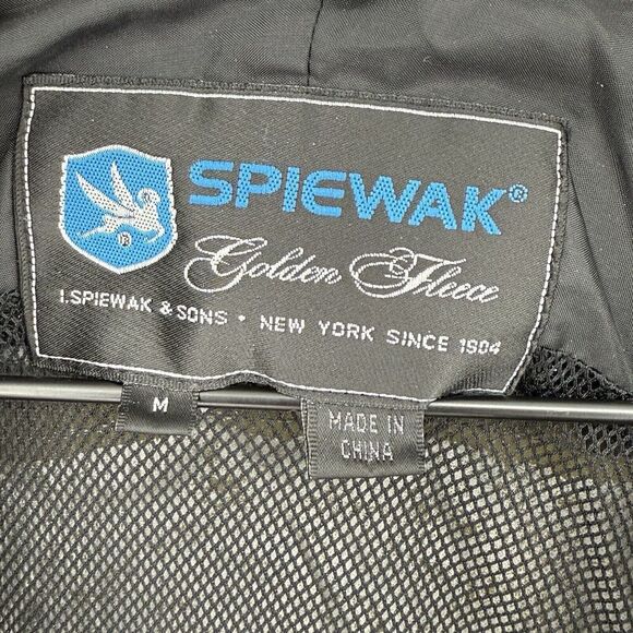 Spiewak Golden Fleece 100% Nylon Hooded Full Zip Men’s Jacket Size Medium - Picture 3 of 6